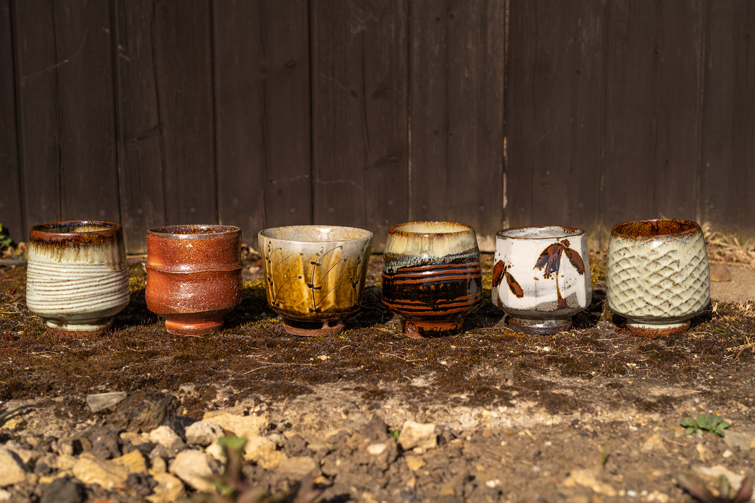 A selection of yunomi by Phil Rogers